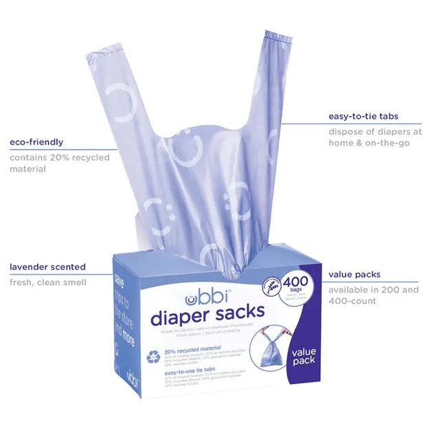 Diaper Sacks, 400 Count