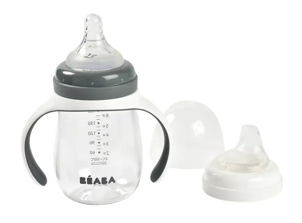 BEABA 2-in-1 Bottle to Sippy Training Cup