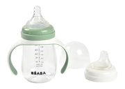 BEABA 2-in-1 Bottle to Sippy Training Cup