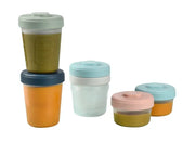 BEABA Clip Containers - Set of 6, Medium, Assorted Colors