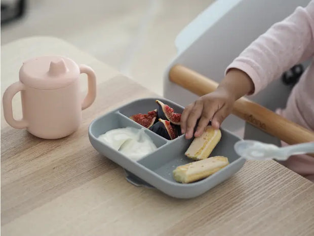 BEABA Sips & Bites 3-Piece Silicone Feeding Set