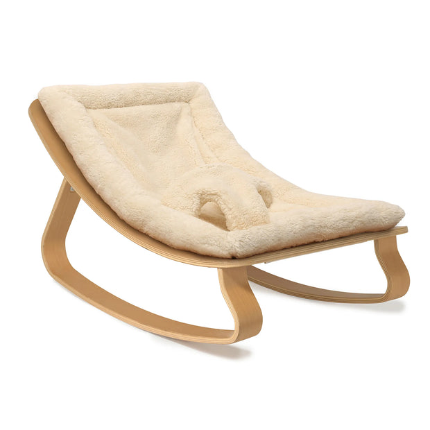 Baby Rocker Levo in Beech With Cushion