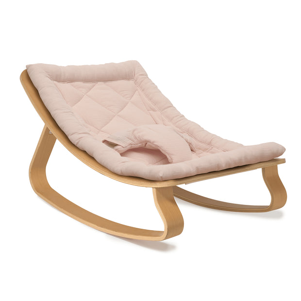 Baby Rocker Levo in Beech With Cushion