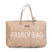 Childhome Family Bag, Large Diaper Bag- Puffer Beige