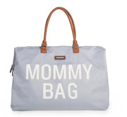 Childhome Mommy Bag, XL Diaper Bag - Grey & Off-White