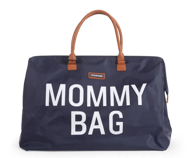 Childhome Mommy Bag, XL Diaper Bag - Navy & White