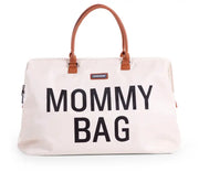 Childhome Mommy Bag, XL Diaper Bag - Off-White & Black