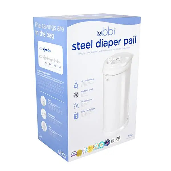 Gray Chevron Diaper Pail