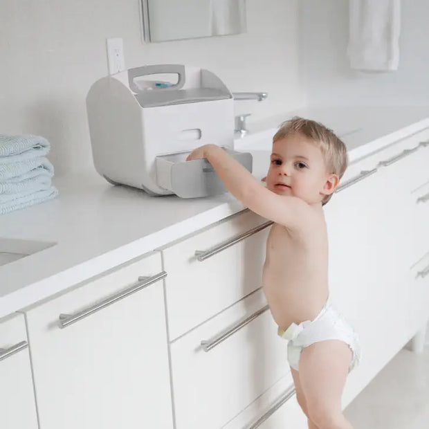 Gray Diaper Caddy