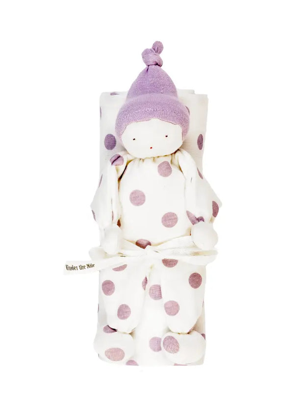 Organic Baby Buddy Swaddle Gift Set