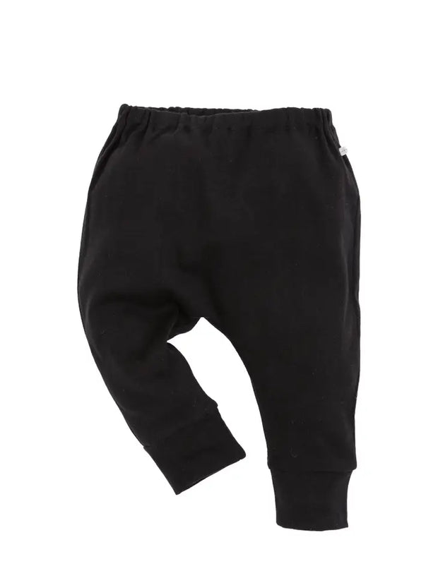 Organic Baby Harem Pant - Black