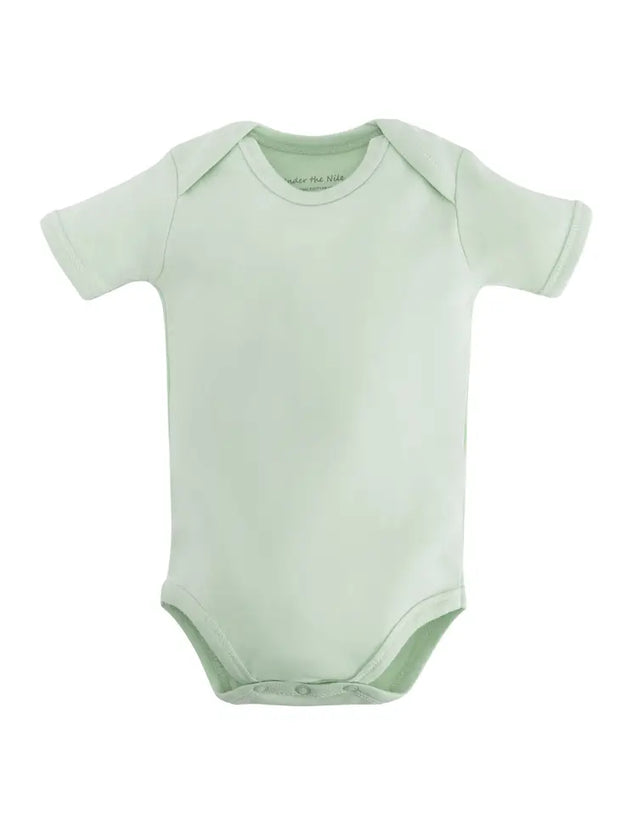 Organic Baby Short Sleeve Bodysuit - Sage