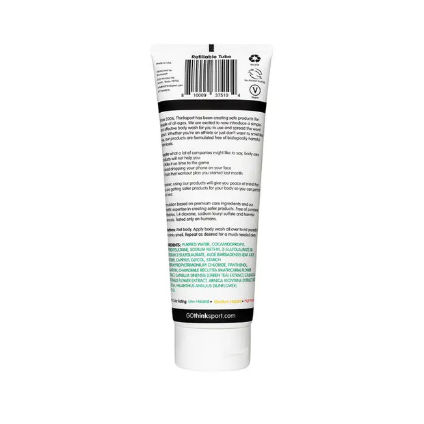 Thinksport Body Wash 8oz Tube - Aloe Tea Leaves