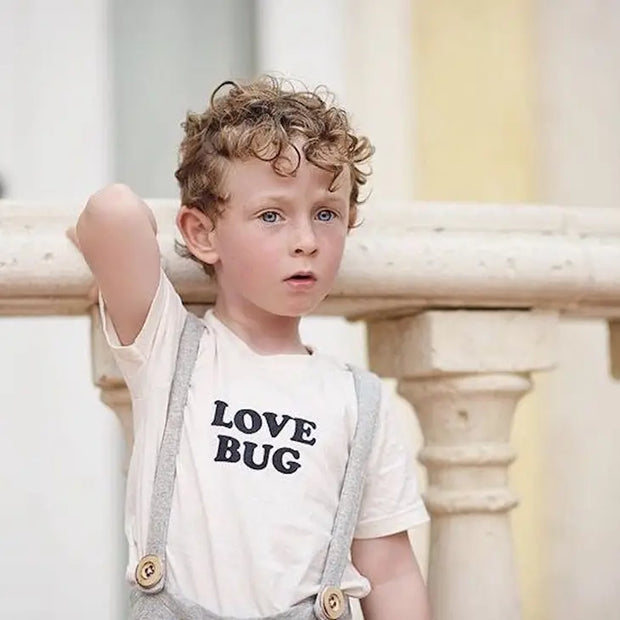 Love Bug Organic Cotton Kids Graphic Tee | Short Sleeve