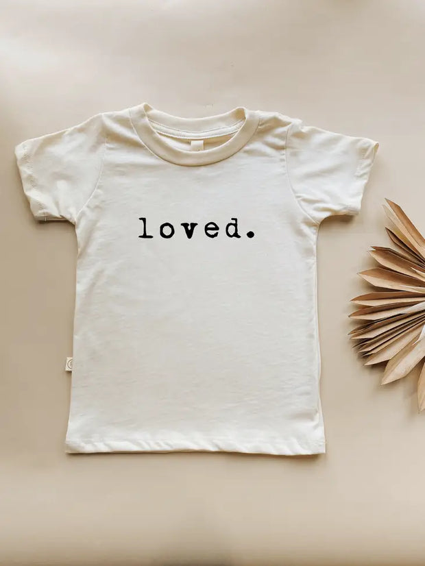 Loved Organic Cotton Kids Graphic Tee | Short Sleeve