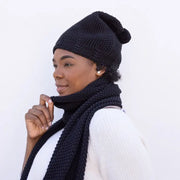 Cozy Knit Scarf with Pockets