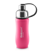 Insulated Sports Bottle - Coated Hot Pink