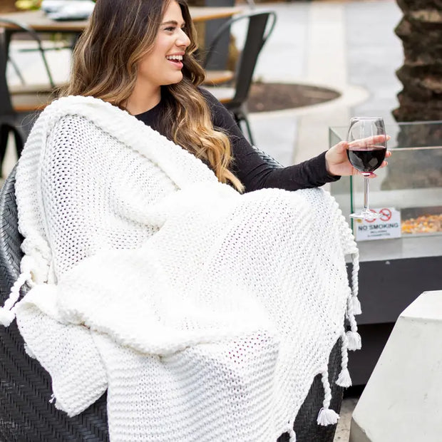 Organic Cotton Bodhi Knit Throw