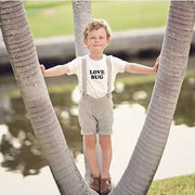 Love Bug Organic Cotton Kids Graphic Tee | Short Sleeve