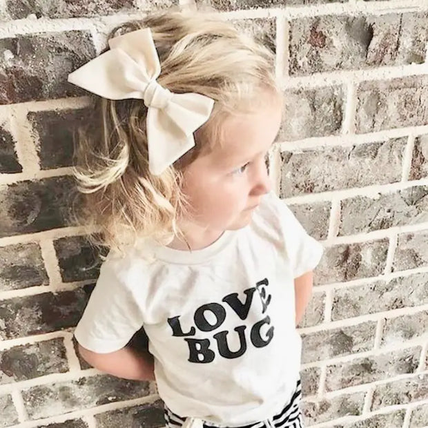 Love Bug Organic Cotton Kids Graphic Tee | Short Sleeve