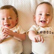 Bestie Organic Cotton Baby Bodysuit | Short Sleeve