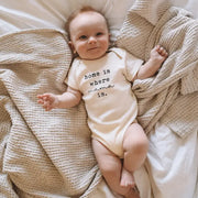 Home is Where Mama is Organic Cotton Bodysuit | Short Sleeve