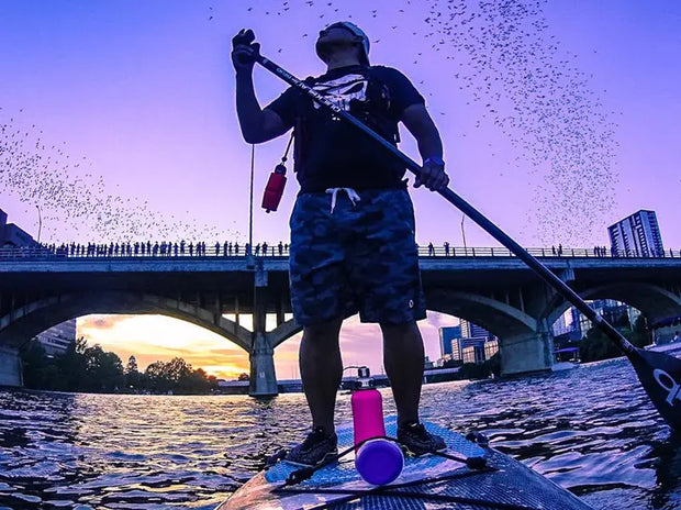 Insulated Sports Bottle - Coated Hot Pink