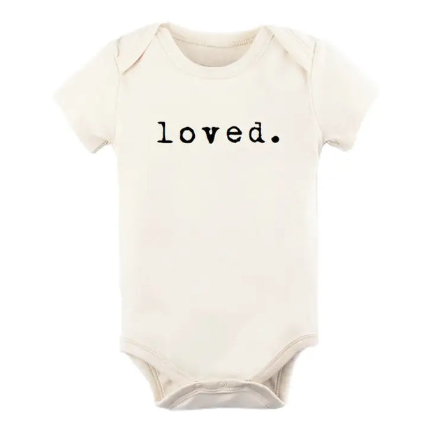 Loved Organic Cotton Baby Bodysuit | Short Sleeve