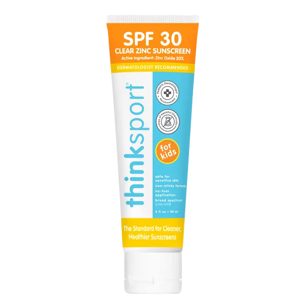 Thinksport Kids Clear Zinc Sunscreen SPF 30, 3 fl oz