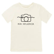 Mini Influencer Organic Cotton Kids Tee | Short Sleeve