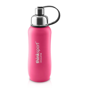 Insulated Sports Bottle - Coated Hot Pink